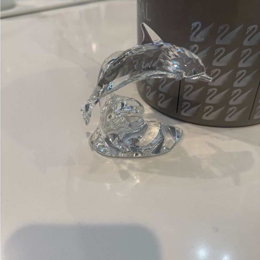 Swarovski Crystal Dolphin Figurine